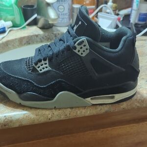 Air Jordan 4 Black Canvas